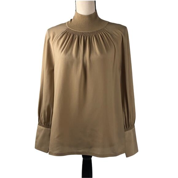 Club Monaco Tall neck blouse XS/TP - Picture 1 of 7